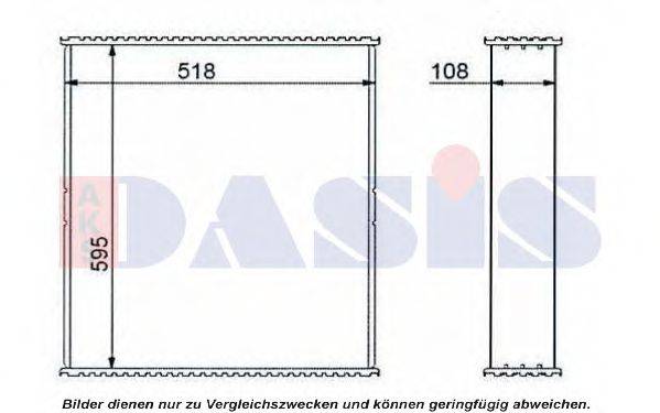 AKS DASIS KIT083 Бачок, радіатор