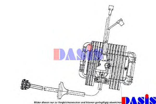 AKS DASIS R129 Блок управління, опалення/вентиляція