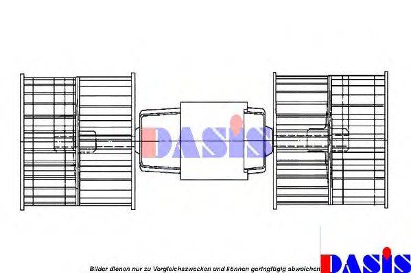AKS DASIS 1756748 Електродвигун, вентиляція салону
