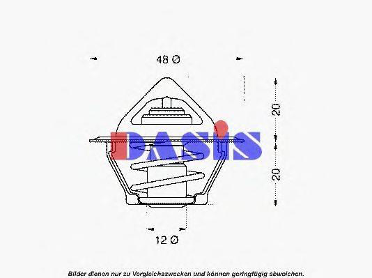 AKS DASIS 301787D2 Термостат, охолоджуюча рідина