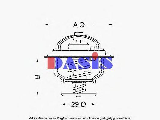 AKS DASIS 151488 Термостат, охолоджуюча рідина
