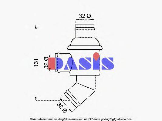 AKS DASIS 334480 Термостат, охолоджуюча рідина