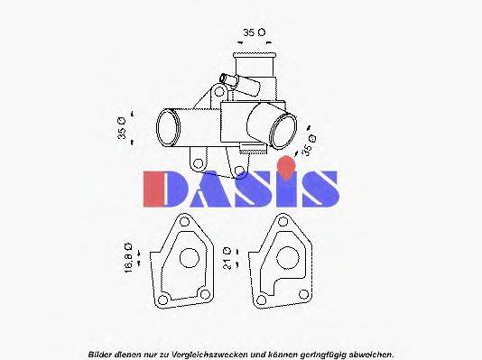 AKS DASIS 334780 Термостат, охолоджуюча рідина
