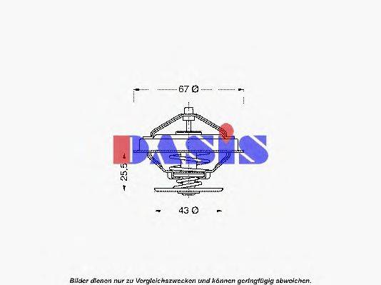 AKS DASIS 24888 Термостат, охолоджуюча рідина