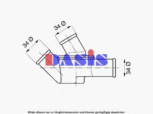 AKS DASIS 331180 Термостат, охолоджуюча рідина