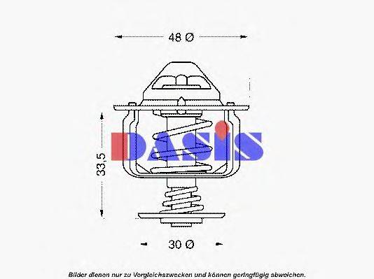 AKS DASIS 410382 Термостат, охолоджуюча рідина
