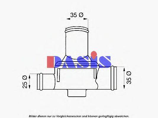 AKS DASIS 335280 Термостат, охолоджуюча рідина