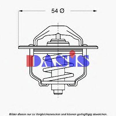 AKS DASIS 310379 Термостат, охолоджуюча рідина