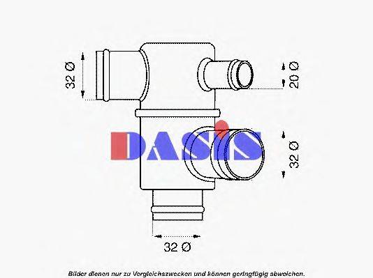 AKS DASIS 333387 Термостат, охолоджуюча рідина