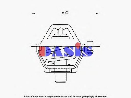 AKS DASIS 311882 Термостат, охолоджуюча рідина