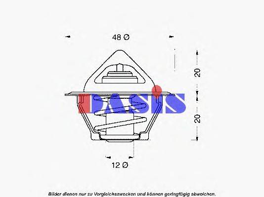 AKS DASIS 301783 Термостат, охолоджуюча рідина