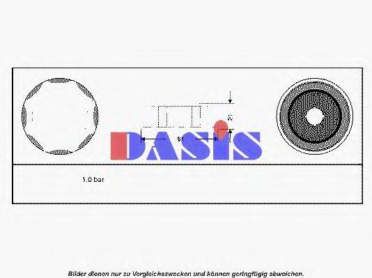 AKS DASIS PCD100160 Кришка, радіатор