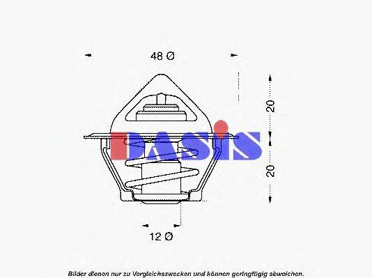 AKS DASIS 301787D50 Термостат, охолоджуюча рідина