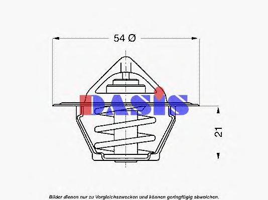 AKS DASIS 302387D Термостат, охолоджуюча рідина