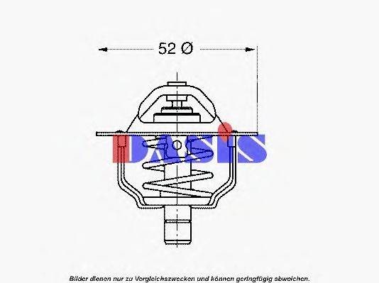 AKS DASIS 310088D Термостат, охолоджуюча рідина