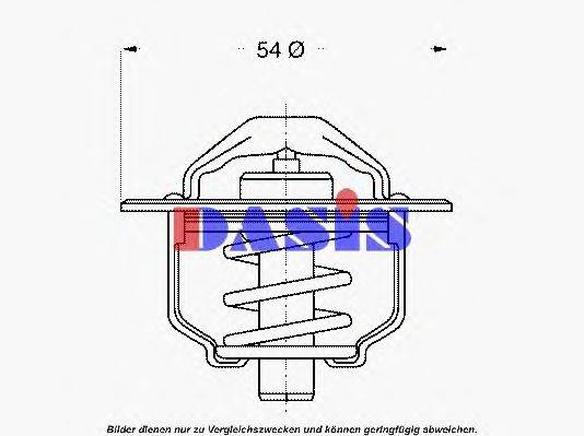 AKS DASIS 570082 Термостат, охолоджуюча рідина