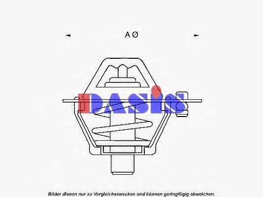 AKS DASIS 311892 Термостат, охолоджуюча рідина