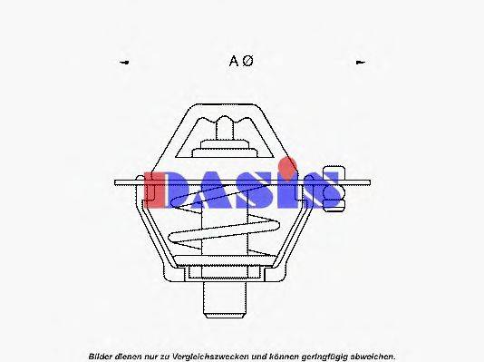 AKS DASIS 311982 Термостат, охолоджуюча рідина