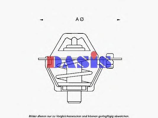 AKS DASIS 311988 Термостат, охолоджуюча рідина