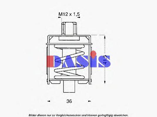 AKS DASIS 312375 Термостат, охолоджуюча рідина