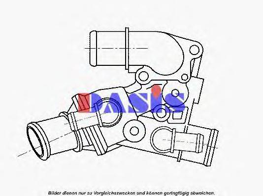 AKS DASIS 330080D Термостат, охолоджуюча рідина