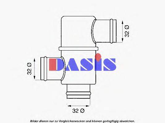 AKS DASIS 333880 Термостат, охолоджуюча рідина