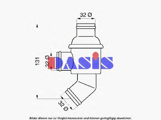 AKS DASIS 334471 Термостат, охолоджуюча рідина