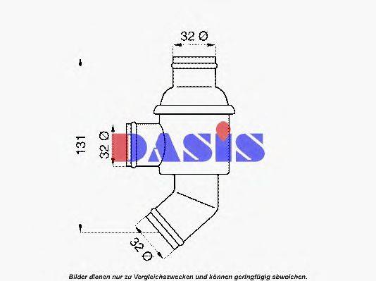 AKS DASIS 334475 Термостат, охолоджуюча рідина