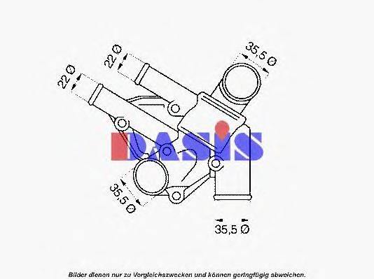 AKS DASIS 335580D Термостат, охолоджуюча рідина