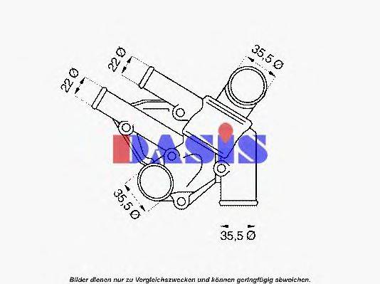 AKS DASIS 337880 Термостат, охолоджуюча рідина