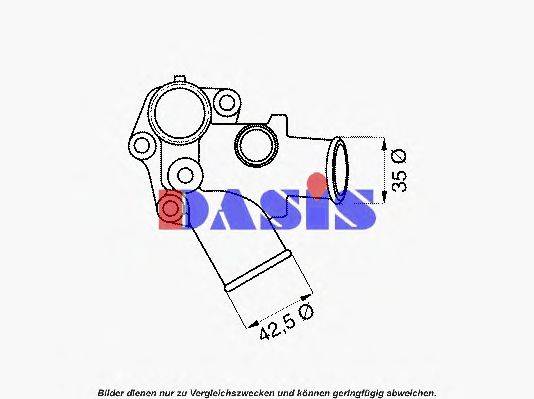 AKS DASIS 343180D Термостат, охолоджуюча рідина
