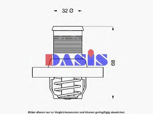 AKS DASIS 346389D Термостат, охолоджуюча рідина
