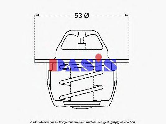 AKS DASIS 27688 Термостат, охолоджуюча рідина