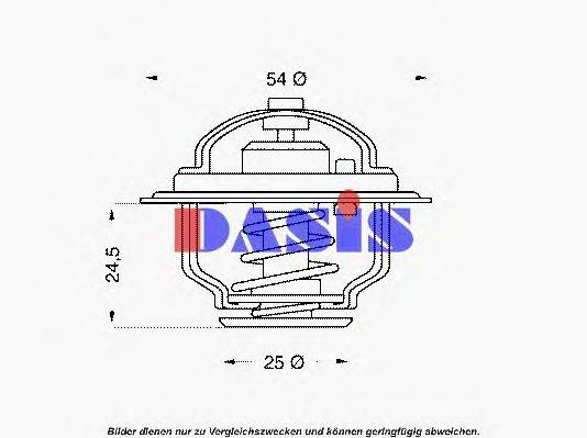 AKS DASIS 400386 Термостат, охолоджуюча рідина