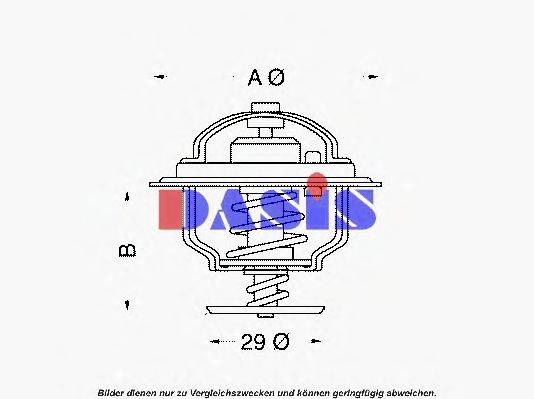 AKS DASIS 151481 Термостат, охолоджуюча рідина