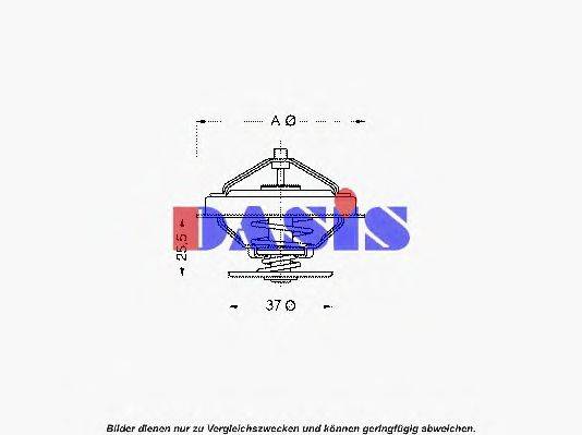 AKS DASIS 408887D Термостат, охолоджуюча рідина