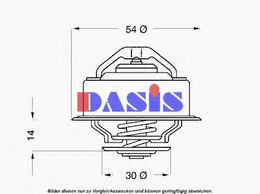 AKS DASIS 408987D Термостат, охолоджуюча рідина