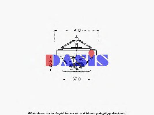 AKS DASIS 411780D Термостат, охолоджуюча рідина