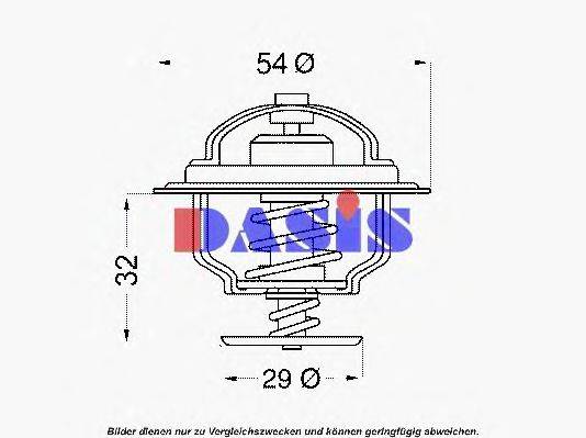 AKS DASIS 415488D Термостат, охолоджуюча рідина