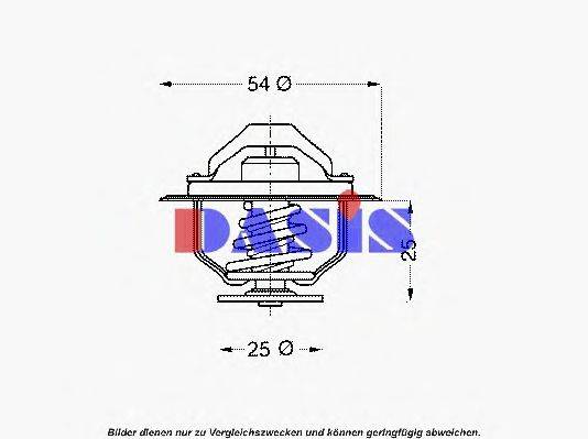 AKS DASIS 417482D Термостат, охолоджуюча рідина