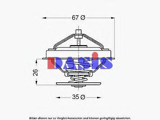 AKS DASIS 511188 Термостат, охолоджуюча рідина