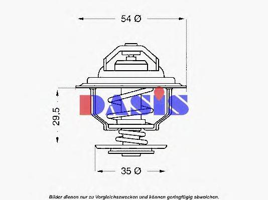AKS DASIS 425592D Термостат, охолоджуюча рідина