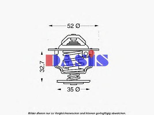 AKS DASIS 427088D Термостат, охолоджуюча рідина