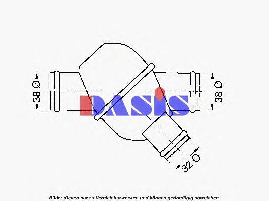 AKS DASIS 4090302 Термостат, охолоджуюча рідина
