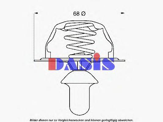 AKS DASIS 444780D Термостат, охолоджуюча рідина