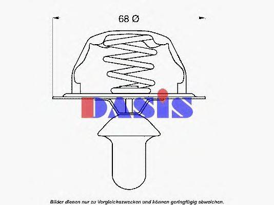 AKS DASIS 444785D Термостат, охолоджуюча рідина