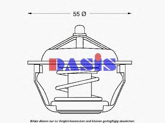 AKS DASIS 445089D Термостат, охолоджуюча рідина