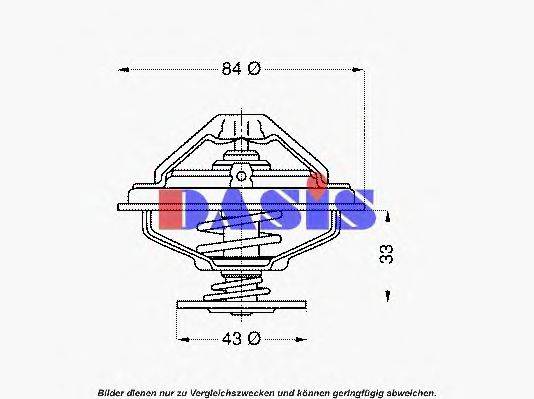 AKS DASIS 451995D Термостат, охолоджуюча рідина