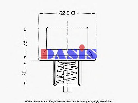 AKS DASIS 462180D Термостат, охолоджуюча рідина