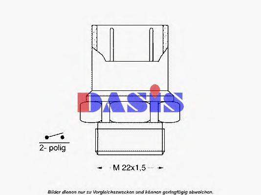 AKS DASIS 602495D Термивимикач, вентилятор радіатора